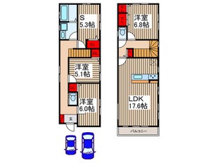 KIS川越市六軒町1期の物件間取画像